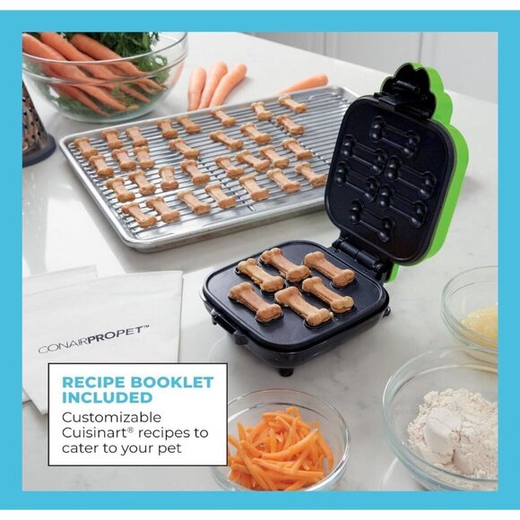CONAIRPROPET Goodbone Dog Treat Maker 6 Treats Includes Cuisinart Recipe Book - Picture 6 of 7